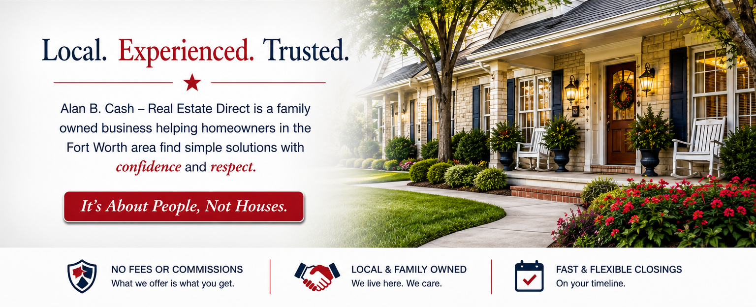Local. Experienced. Trusted. Alan B. Cash Real Estate Direct is a family owned business.
